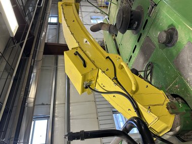 Harvest Lab system close up on silage chopper