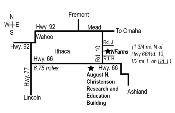 Map to NFarms Headquarters Building